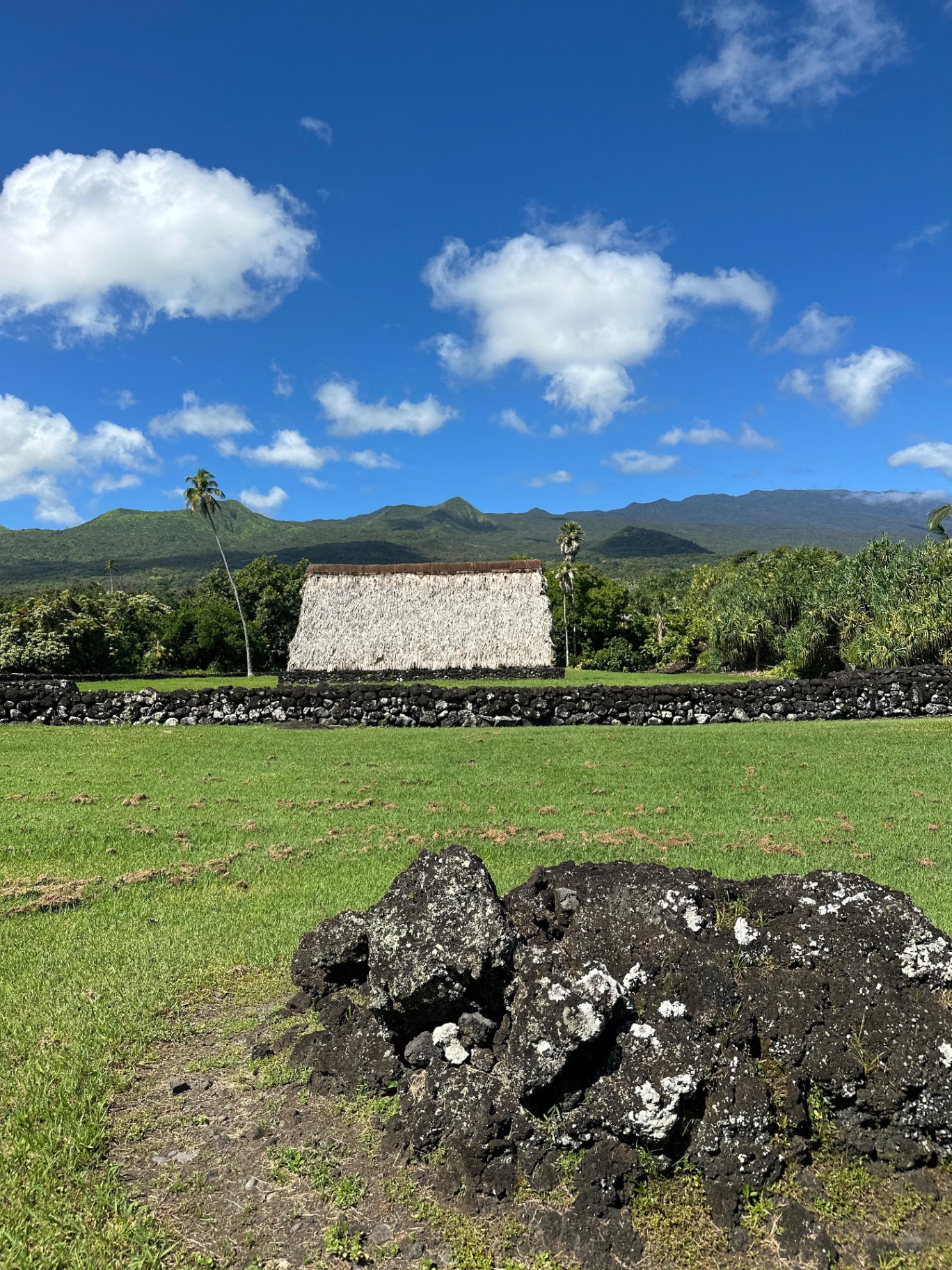 Ancestral hale beneath Haleakalā